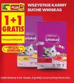 Biedronka WSZYSTKIE KARMY SUCHE WHISKAS oferta