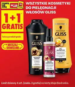 Biedronka Schwarzkopf Gliss, Wszystkie kosmetyki do pielęgnacji włosów oferta