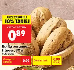 Biedronka Bułka poranna fitness oferta