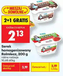 Biedronka Serek homogenizowany Rolmlecz oferta