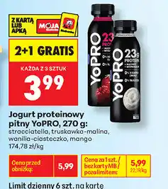 Biedronka Jogurt proteinowy pitny YoPRO oferta