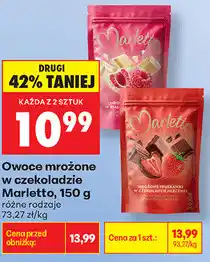 Biedronka Owoce mrożone w czekoladzie Marletto oferta