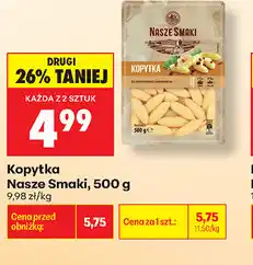 Biedronka Kopytka Nasze Smaki oferta