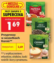 Biedronka Przyprawy w saszetkach Kamis oferta