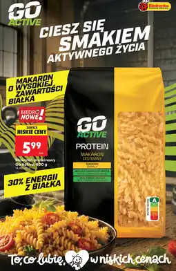 Biedronka Makaron proteinowy Go Active oferta