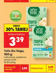 Biedronka Tofu Go Vege oferta