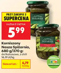 Biedronka Korniszony Nasza Spiżarnia oferta