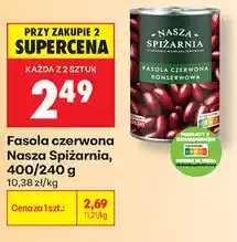 Biedronka Fasola czerwona Nasza Spiżarnia oferta