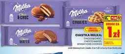 Biedronka Ciastka Milka: Choco & Choc, Choco Wafer, Sensations Cookies oferta