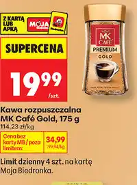 Biedronka Kawa rozpuszczalna MK Café Gold oferta