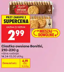 Biedronka Ciastka owsiane Bonitki oferta