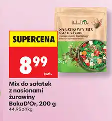 Biedronka Mix do sałatek z nasionami żurawiny BakaD'Or oferta