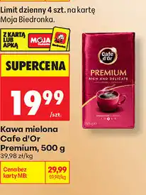 Biedronka Kawa mielona Cafe d'Or Premium oferta