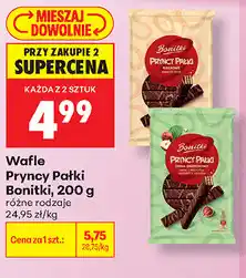 Biedronka Wafle Pryncy Pałki Bonitki oferta