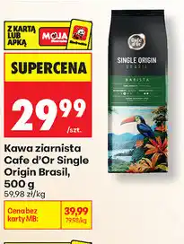 Biedronka Kawa ziarnista Cafe d'Or Single Origin Brasil oferta