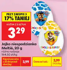 Biedronka Jajko niespodzianka Meltié oferta