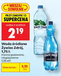 Biedronka Woda źródlana Żywiec Zdrój oferta