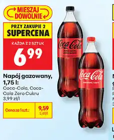 Biedronka Napój gazowany Coca-Cola, Coca-Cola Zero Cukru oferta