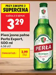 Biedronka Piwo jasne pełne Perła Export oferta