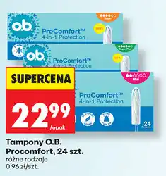 Biedronka Tampony O.B. Procomfort, 24 szt oferta