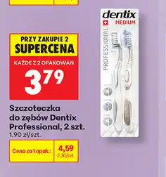 Biedronka Szczoteczka do zębów Dentix Professional, 2 szt oferta