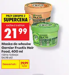 Biedronka Maska do włosów Garnier Fructis Hair Food oferta