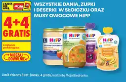 Biedronka HiPP Dania, Zupki i Deserki w Słoiczku oraz Musy Owocowe oferta