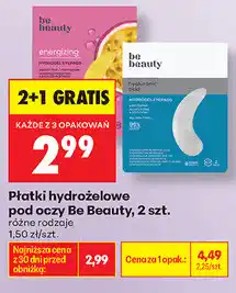 Biedronka Płatki hydrożelowe pod oczy Be Beauty oferta