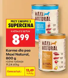 Biedronka Karma dla psa Maxi Natural oferta