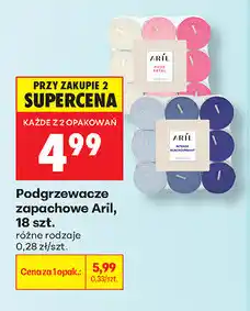 Biedronka Podgrzewacze zapachowe Aril, 18 szt oferta