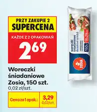 Biedronka Woreczki śniadaniowe Zosia, 150 szt oferta