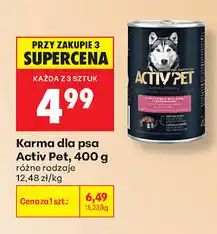 Biedronka Karma dla psa Activ Pet oferta