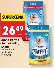 Biedronka Sucha karma dla psa Puffi oferta