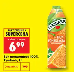 Biedronka Sok pomarańczowy 100% Tymbark oferta