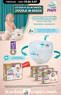 Biedronka Pieluchomajtki Dada Extra Care Pants oferta