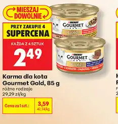 Biedronka Karma dla kota Gourmet Gold oferta