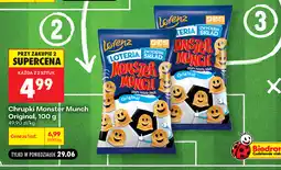 Biedronka Chrupki Monster Munch Original Lorenz oferta