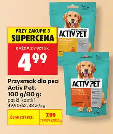 Biedronka Przysmak dla psa Activ Pet oferta