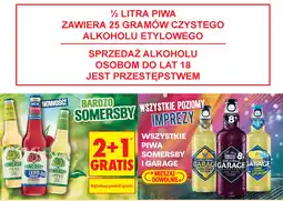 Biedronka Piwa Somersby i Garage oferta