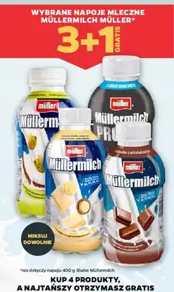 Netto Wybrane napoje mleczne Müllermilch Müller oferta