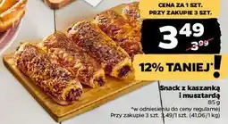 Netto Snack z kaszanką i musztardą oferta