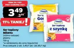 Netto Ser topiony Miletto plastry oferta