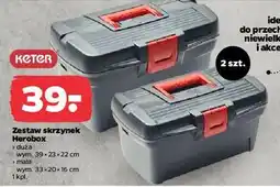 Netto Keter Zestaw skrzynek Herobox oferta