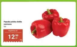 Biedronka Papryka słodka czerwona polska luz oferta