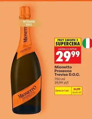 Biedronka Wino musujące Mionetto Prosecco Treviso D.O.C oferta