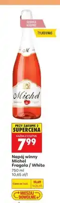 Biedronka Napój winny Michel Fragola oferta
