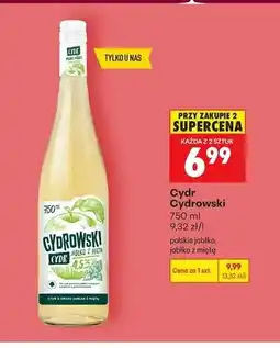 Biedronka Cydr Cydrowski Jabłko z miętą oferta