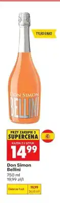 Biedronka Wino musujące Don Simon Bellini oferta