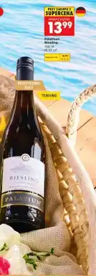 Biedronka Wino białe półwytrawne Palatium Riesling oferta