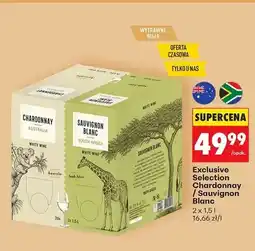 Biedronka Wino białe Exclusive Selection Chardonnay / Sauvignon Blanc oferta